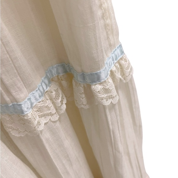 Vintage GUNNE SAX Ruffle Lace Maxi Dress Size 5 - Picture 12 of 16